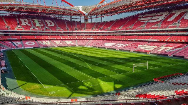 Interior view of Estadio Sport Lisboa e Benfica in Lisbon, Portugal - Photo Credit: Walkerssk